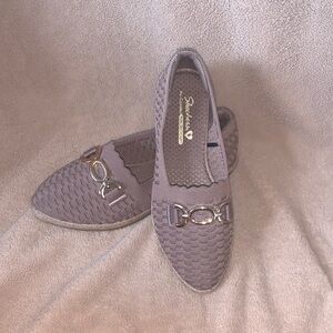 Skechers Cleo Jute Recycled Knit Loafer Color MOC